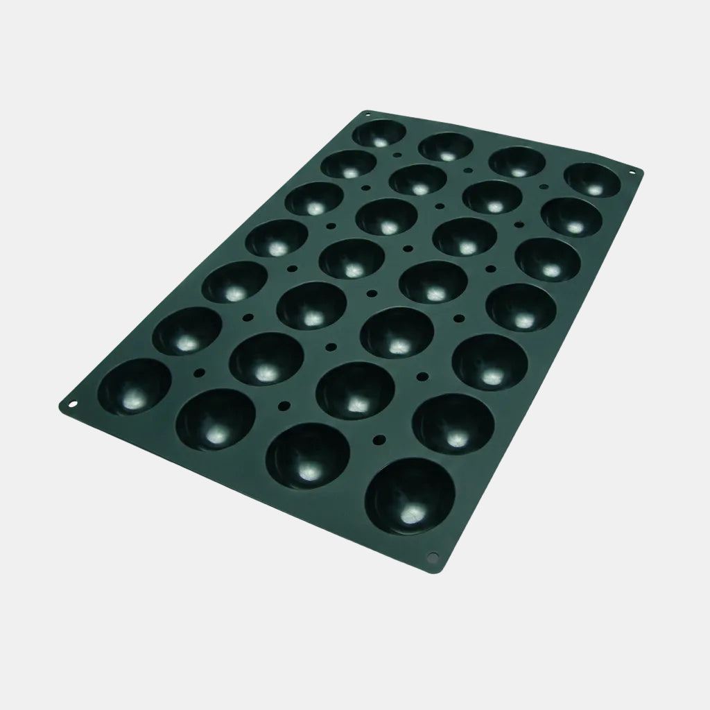 Molde de silicona con cavidades semiesféricas - Klimer