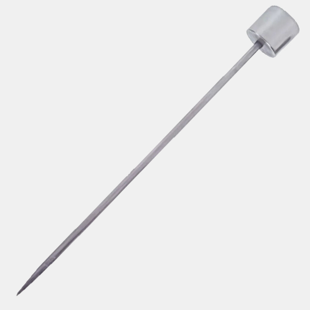 Brocheta inox tube. 10 cm - 1 Ud. - Klimer