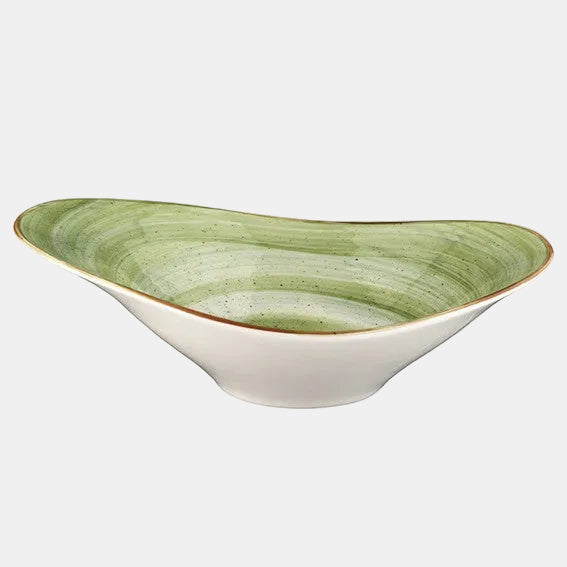 Bowl oval Porcelana Therapy. 27 x 18 cm - 6 Uds. - Klimer