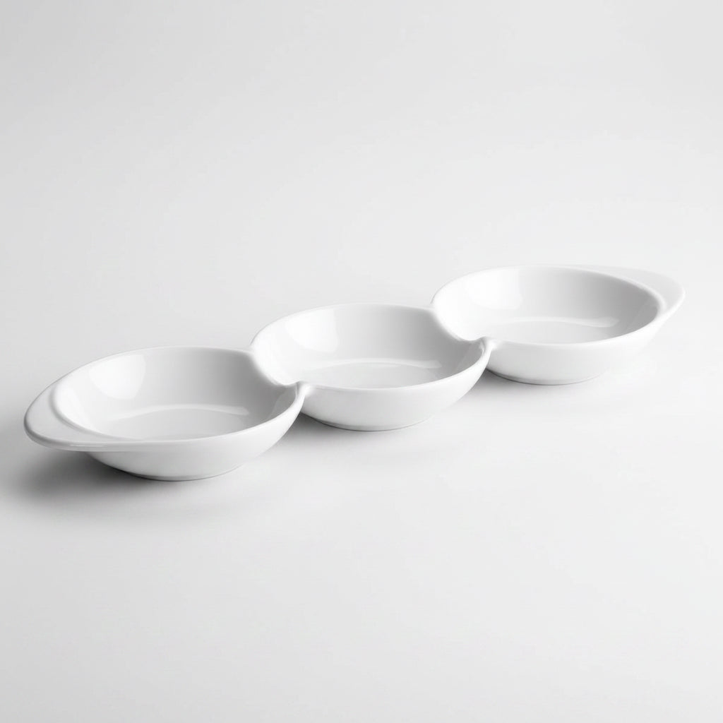 Bandeja 3 Compartimentos. 29 x 9 x 2,5 cm - 1 ud. - Klimer