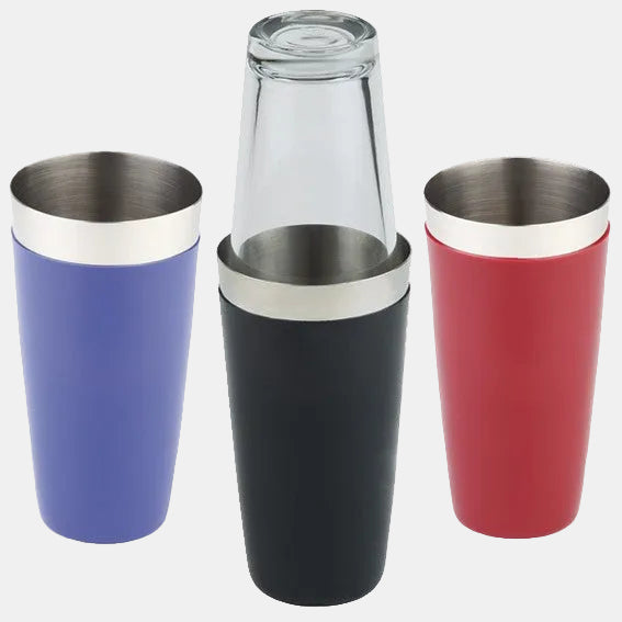 Coctelera inox con silicona negra. ø9x30 cm. 700 ml - 1 Ud. - Klimer