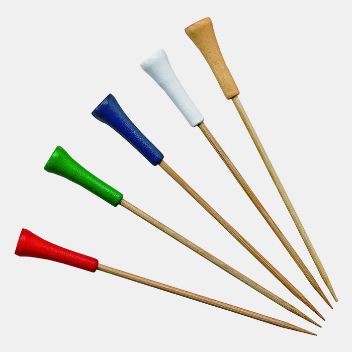 Brocheta bambu golf 12 cm - 1000 Ud. - Klimer