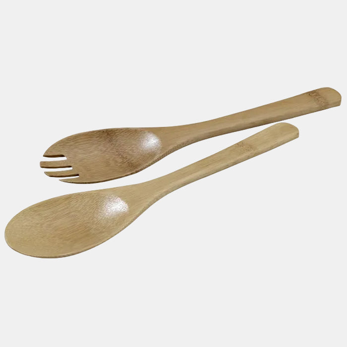 Set de dos cubiertos de bambú. 25 cm - 50 Uds.. - Klimer