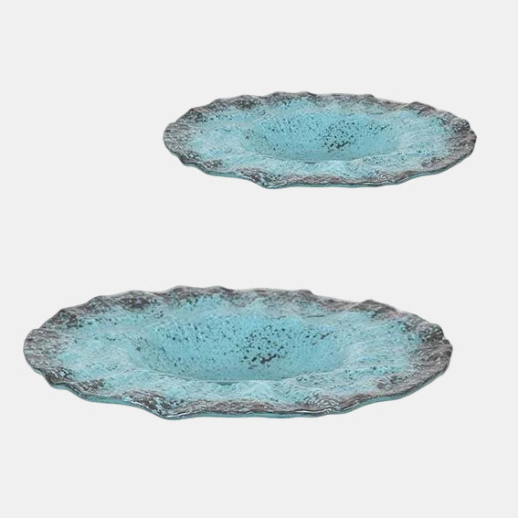 Plato turquesa risotto. ø29 x 4 cm - 3 Uds. - Klimer