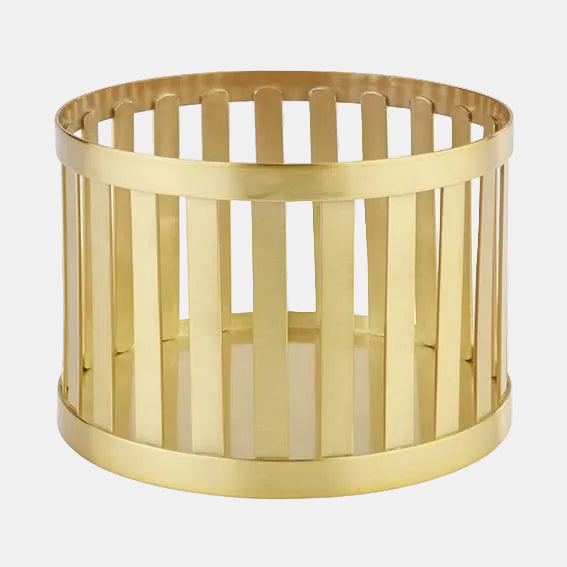 Cesta soporte dorado cepillo - Klimer