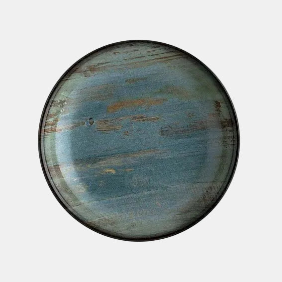 Plato llano porcelana Omeya. Varias medidas - 12 Uds. - Klimer