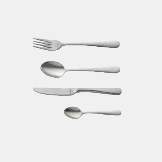 Cubertería retro acero inox Austin - 12 uds. - Klimer