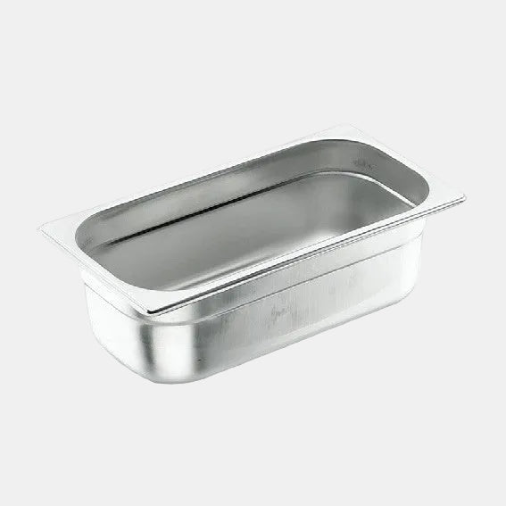 Cubeta acero inox tamaño GN 1/2. 26,5 x 32,5 cm. Varias alturas - 1 Ud. - Klimer