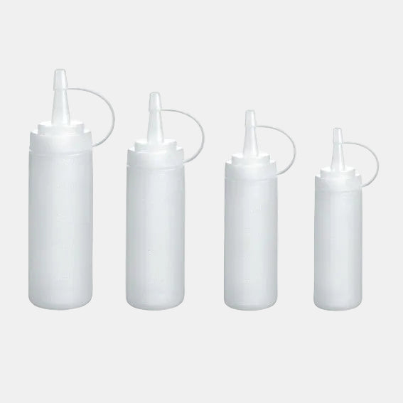 Biberón salsas blanco. Varias medidas - 1 Ud. - Klimer