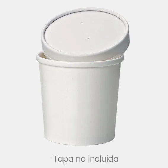 Vaso térmico blanco caliente frio. Varias medidas - 500 Ud. - Klimer