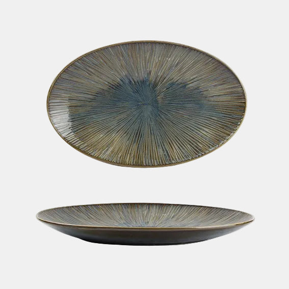 Fuente oval de porcelana Forest Halo. Varias medidas - 4 Uds. - Klimer