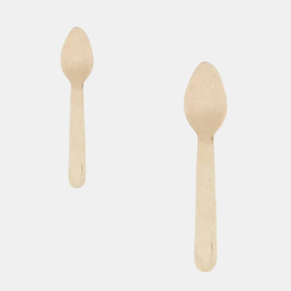 Cuchara de madera para postre 12,5 cm - 5000 Uds. - Klimer