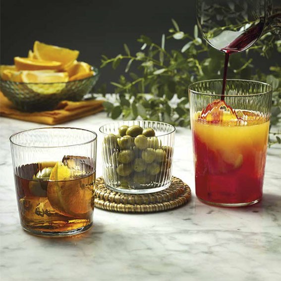 Vaso de cristal Soho. Varias capacidades - 6 Uds. - Klimer