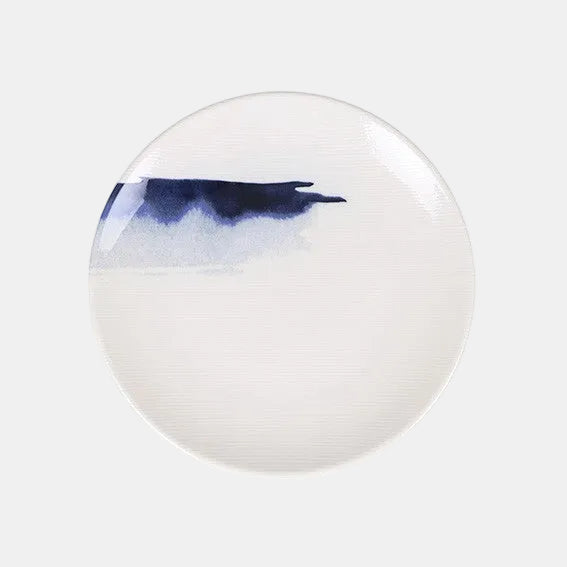 Plato pan de porcelana Marmara. ø17 cm - 12 Uds. - Klimer