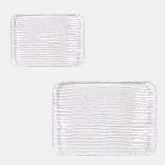 Bandeja de cristal Mesoa. Varias medidas - 6 Uds - Klimer