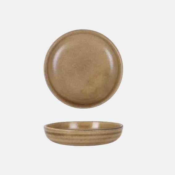 Bowl de porcelana Aljarafe marrón. Varias medidas y unidades. - Klimer