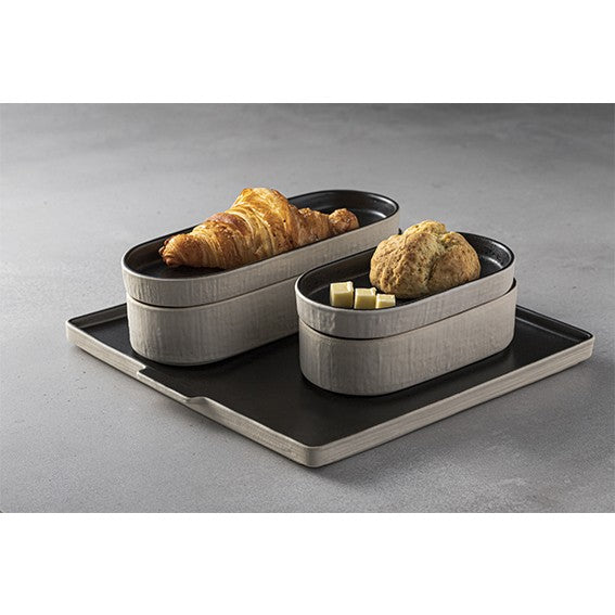 Bowl de gres Notos Latitude Black. Varias medidas - 6 Uds. - Klimer