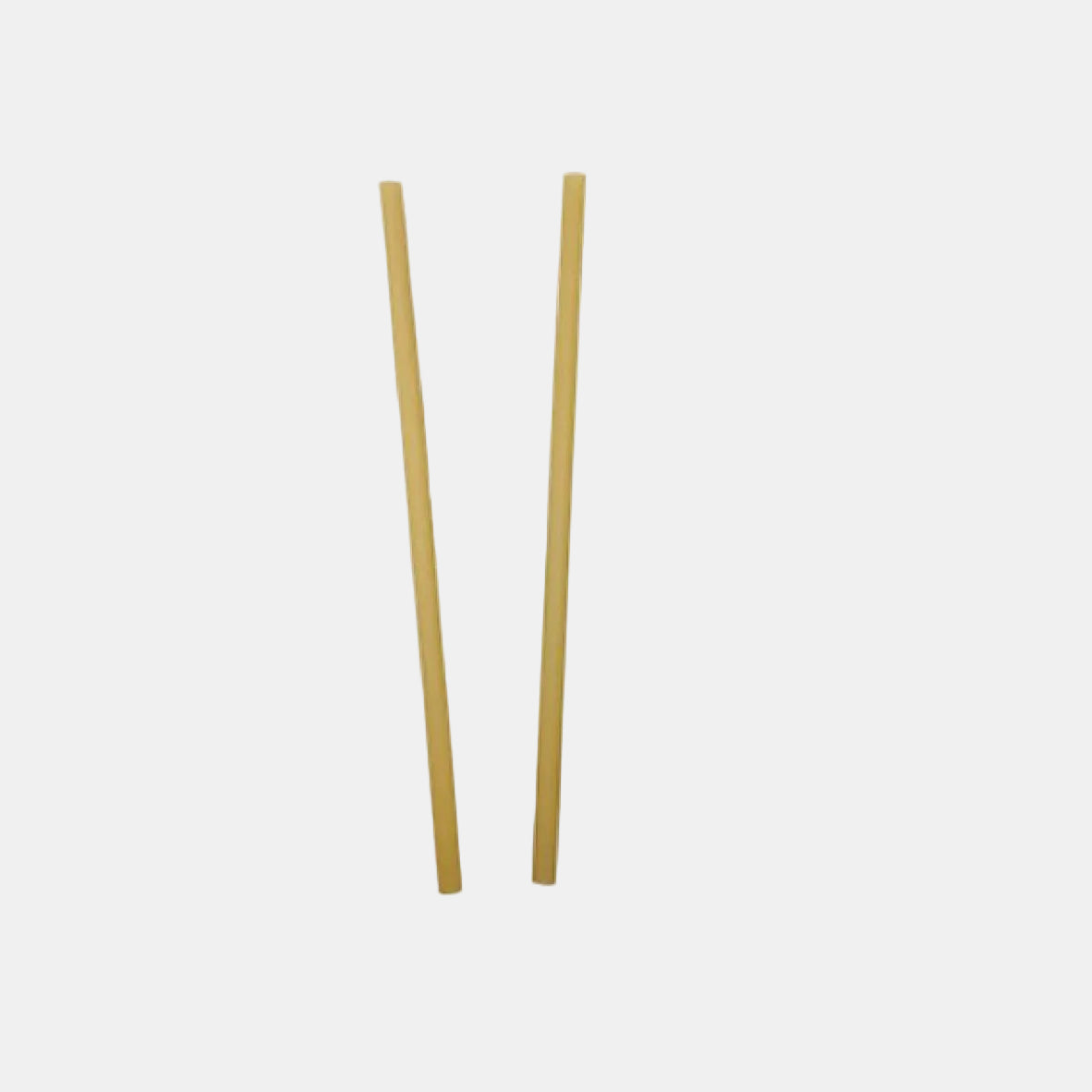 Natural biodegradable straws without sleeves for cocktails and drinks. Ø6x20 cm. 5000 units