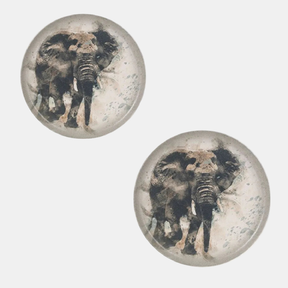 "Savanna" Elephant porcelain presentation plate 32 cm (6 units).
