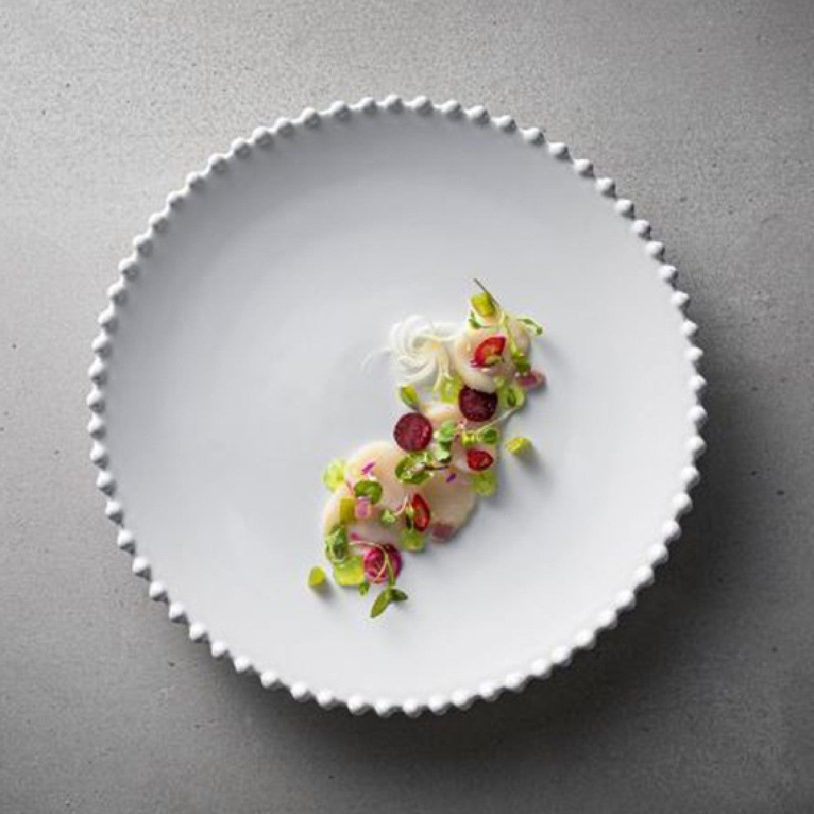 Prato Raso porcelana Pearl. Várias medidas e unidades.