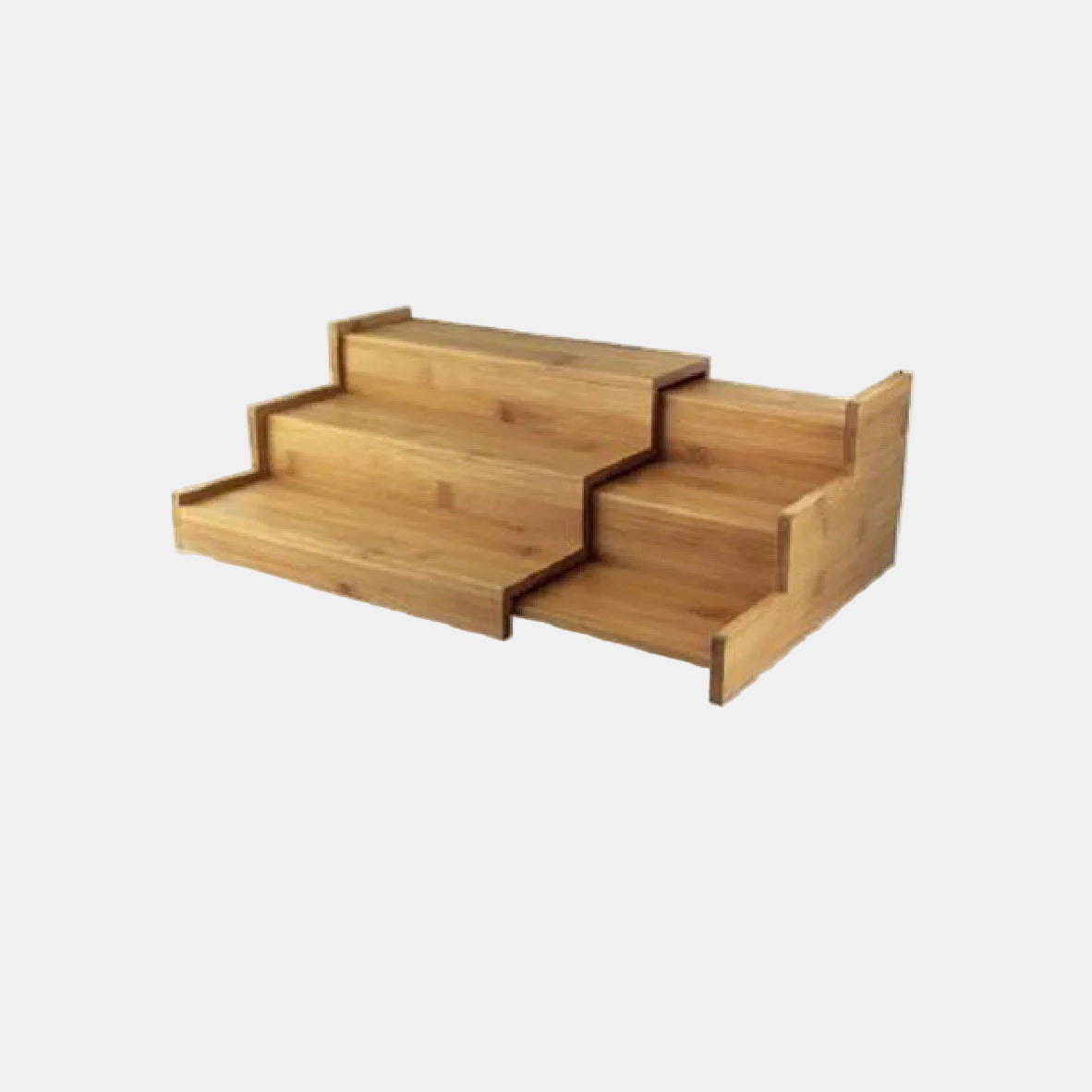 Suporte de Bambu Retrátil. 26.5 x 23.2 x 12 cm 2 peças - 1 Unid.