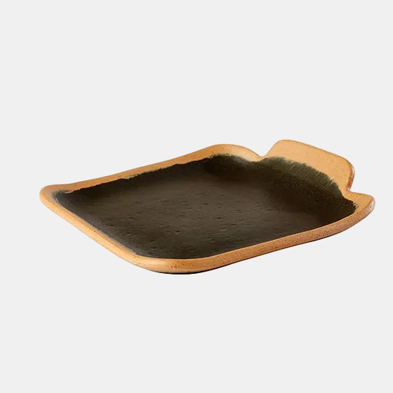 Tabuleiro de melamina. Preto Crocker. 14 x 13 x 2,5 cm - 1 unid.