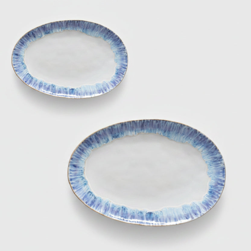Brisa Ria Blue Oval Plate 41cm (2 units)