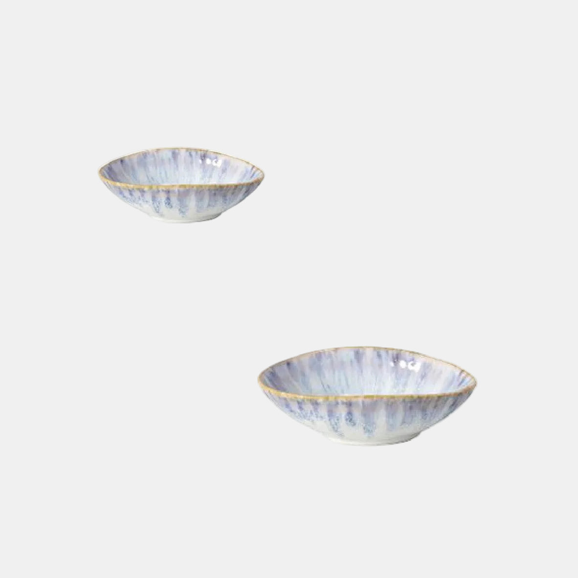 Taça Oval Brisa Ria Azul. Vários tamanhos - 6 unidades.