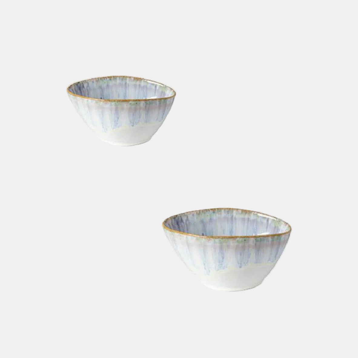 Taça Oval Brisa Ria Azul. ø16 x 8 cm - 6 Unid.