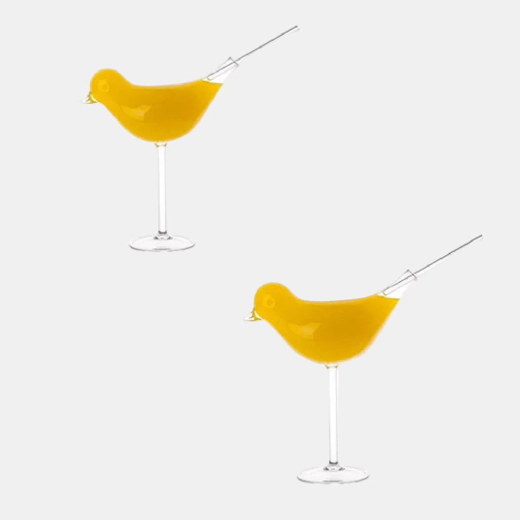Copo Drink Like a Bird. 15 x 6 x 18 cm. 200 ml - 1 unid.