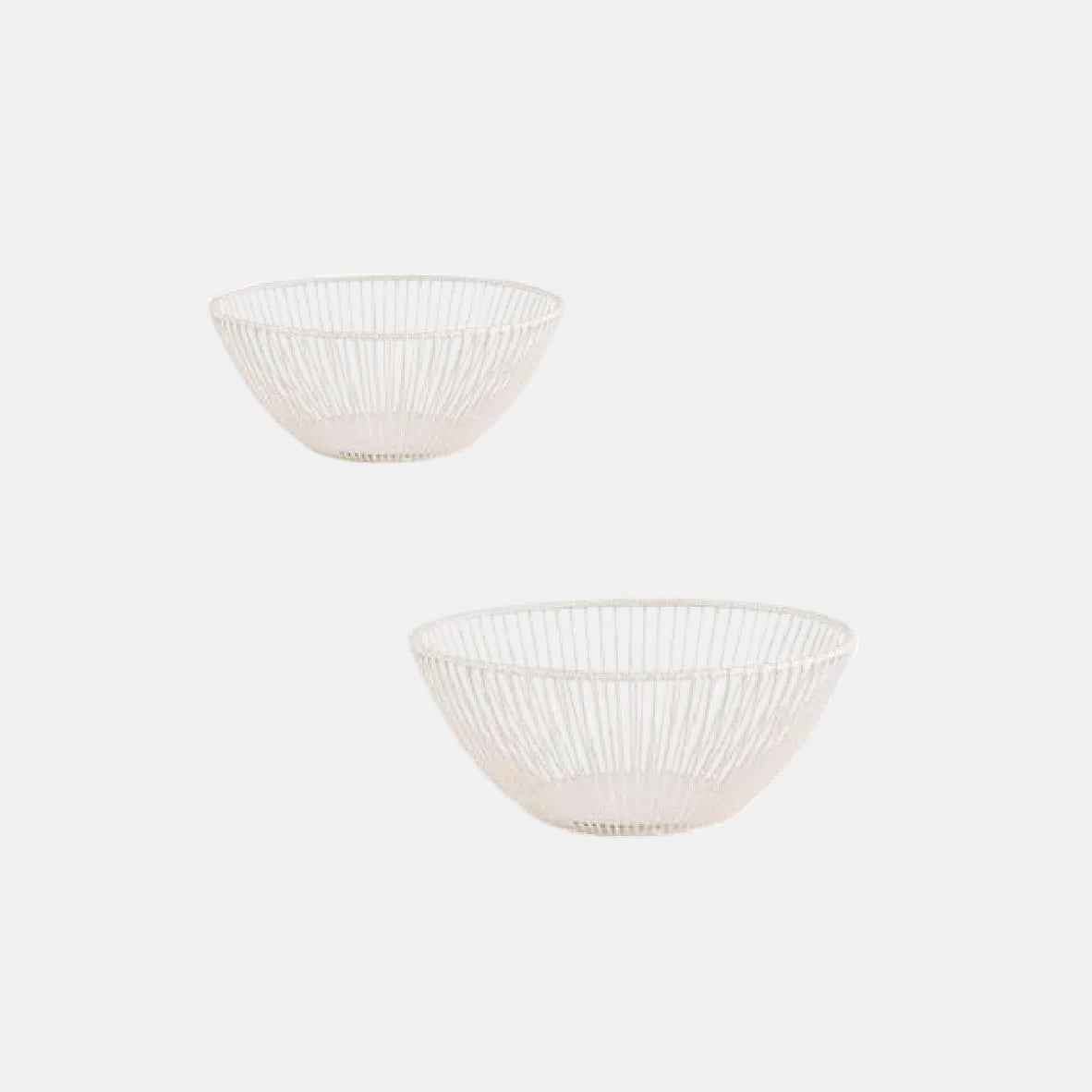 Cesto de metal coleção Svart. ø20 x 8 cm. Disponível em várias cores - 1 unid.