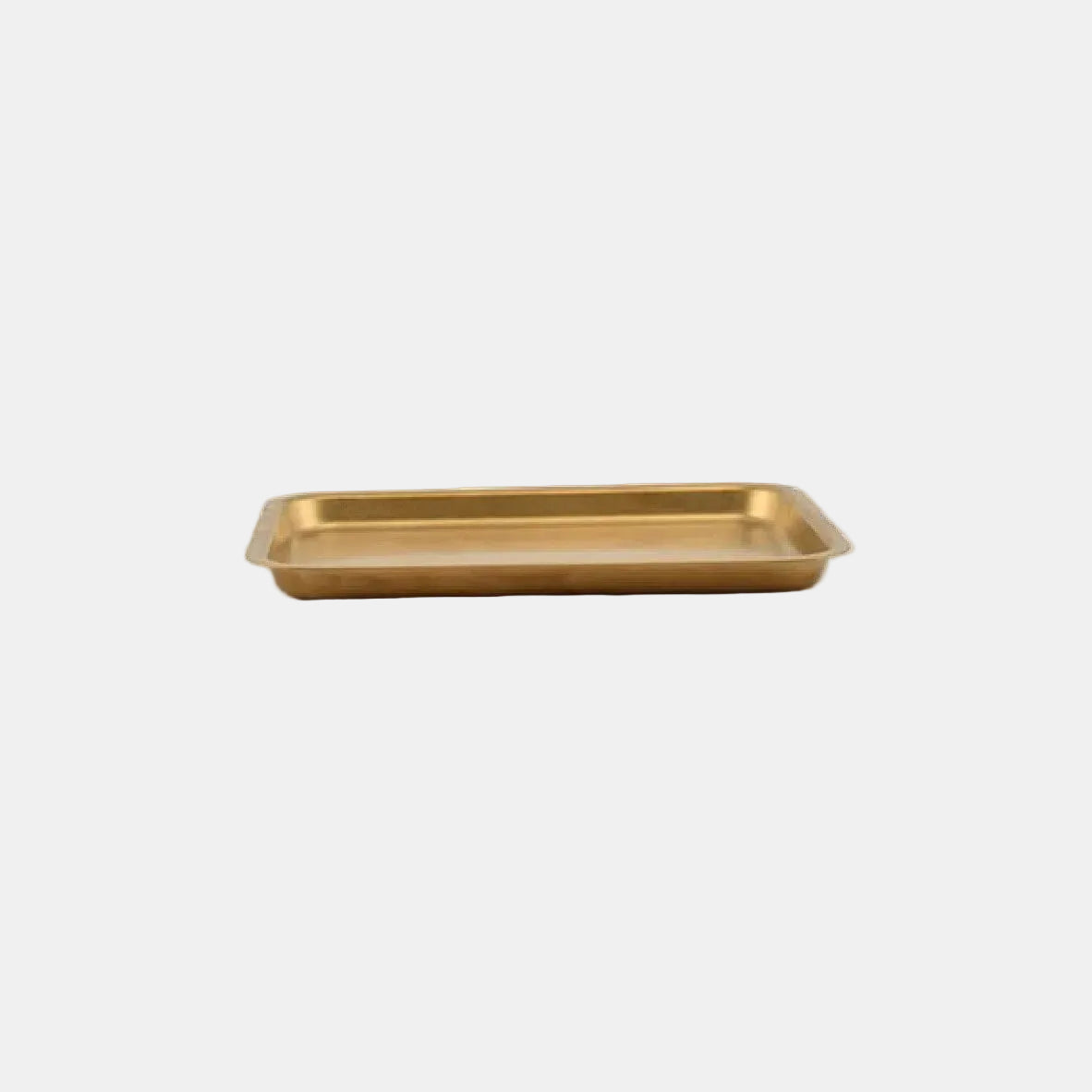 Bandeja rectangular acero inox oro viejo. Varias medidas - 6 Uds.