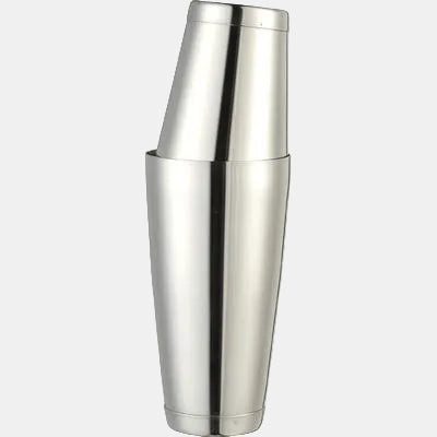 Coctelera Boston vaso acero inox 750 ml + vaso inox - 1 Ud.