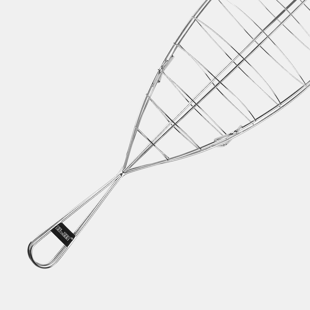 Parrilla de pescado niquelada. 16 x 42 cm - 1 Ud.