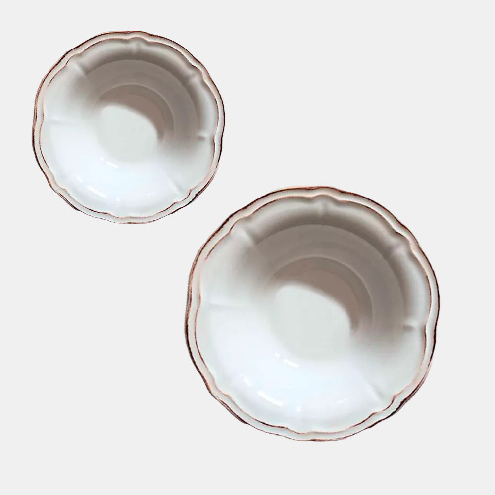 Bol colonial vintage. ø16 cm - 6 Uds.