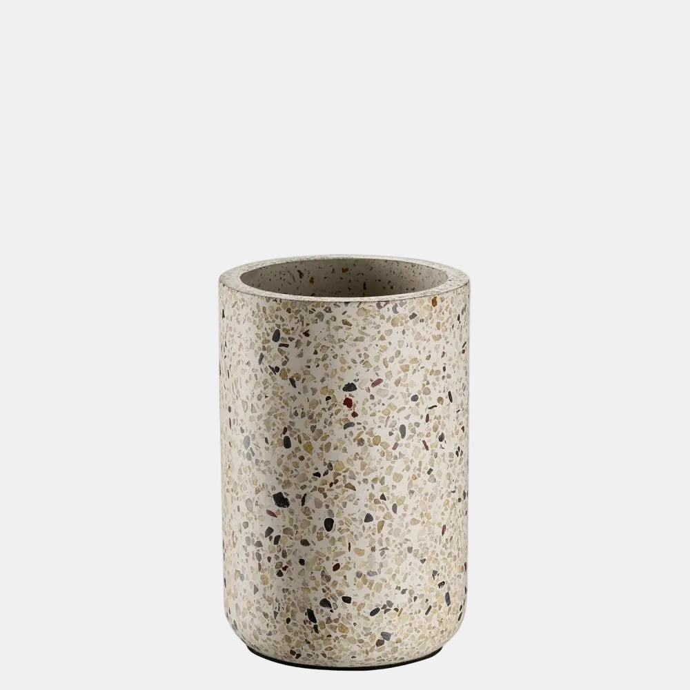 Enfría botellas hormigón terrazo. ø12.5 x 19 cm - 1 ud.
