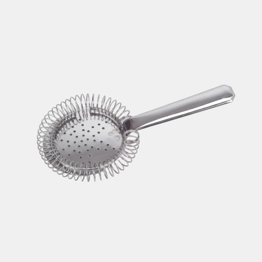 Colador de coctel gusanillo acero inox brillante. 19 cm - 1 Ud.