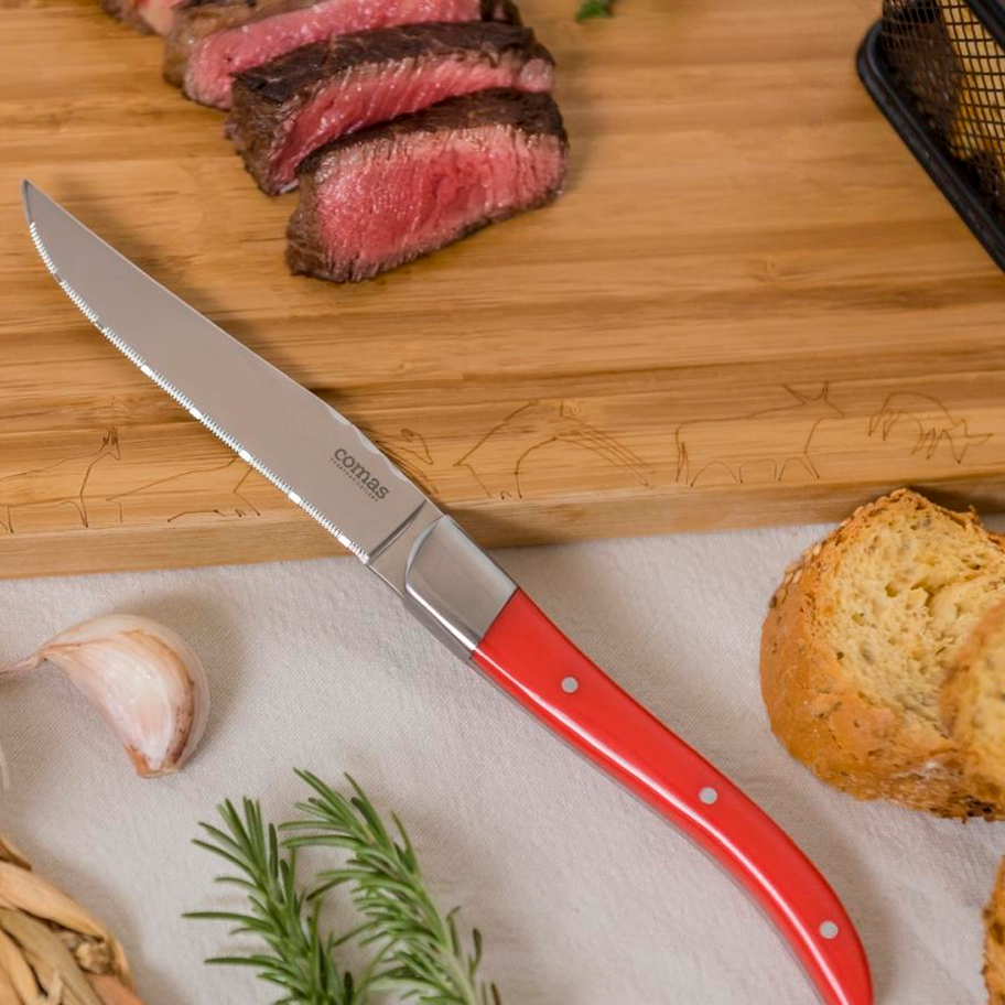ACR Red Steak Knife. 6 pcs.