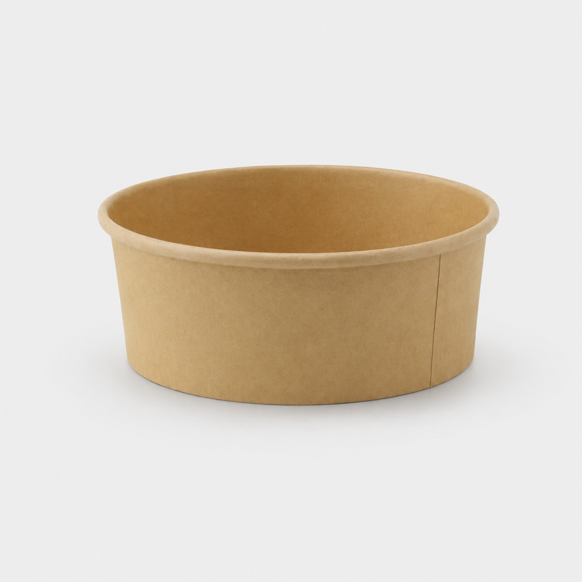 Ensaladera de cartón kraft Buckaty. ø15 x 6 cm. 700 ml - 360 Uds. - Klimer