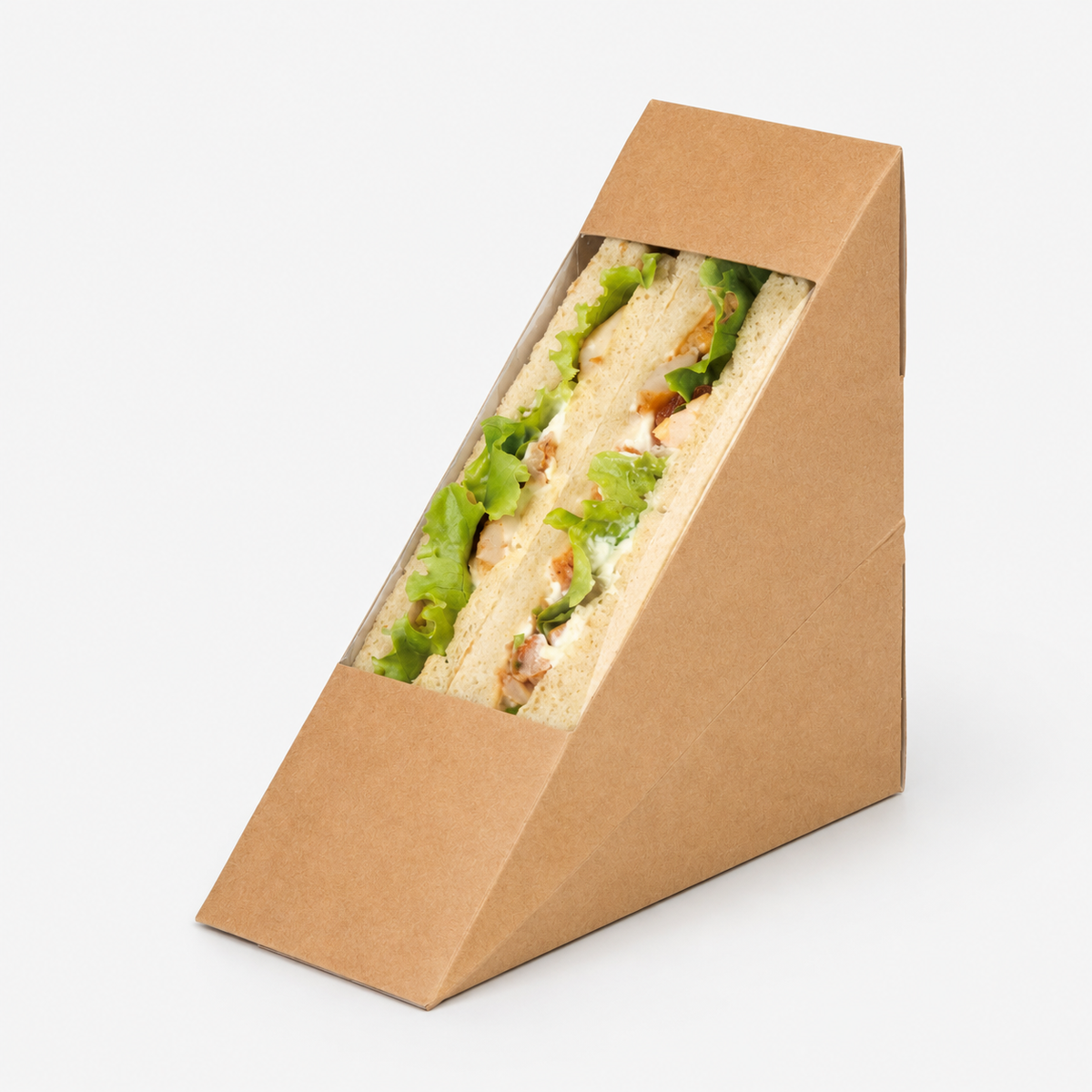 Kraft sandwich packaging. Various sizes (500 units)