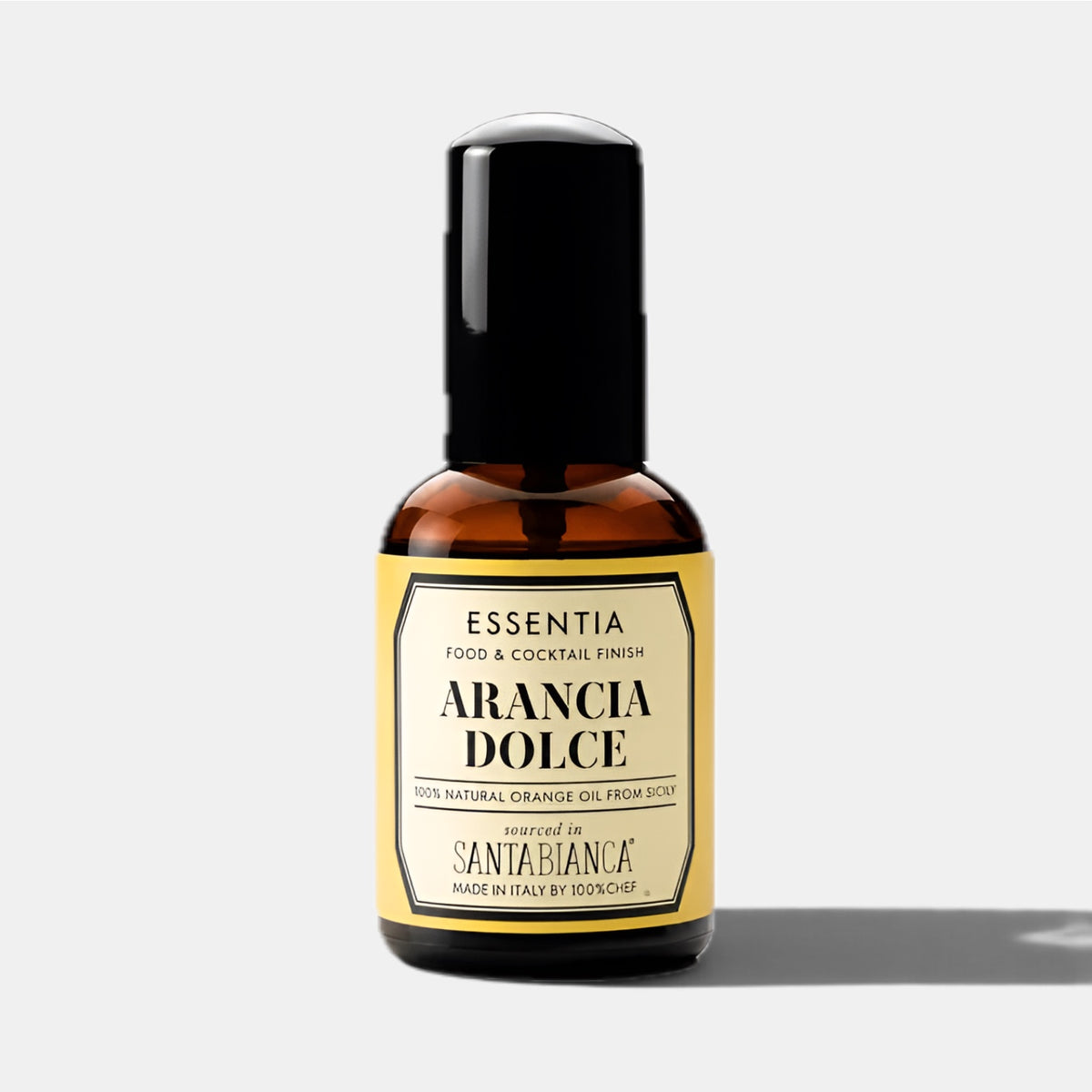 Esencia de naranja dulce en spray 50 ml para cócteles y repostería, frasco de cristal ámbar