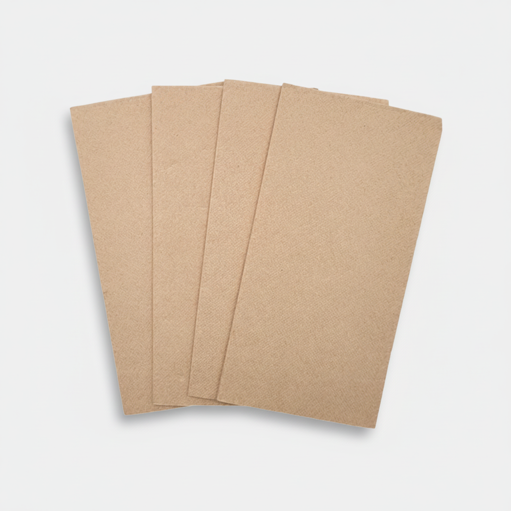 Kraft napkin 40 x 40 cm, 2-ply. 1/8 - 2400 units