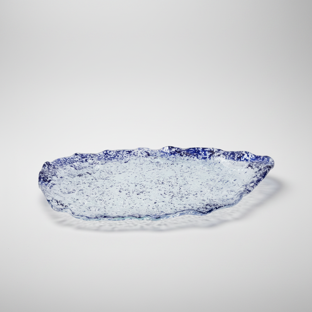Bandeja cobalto irregular Etnic. 32 x 25 cm - 6 Uds - Klimer