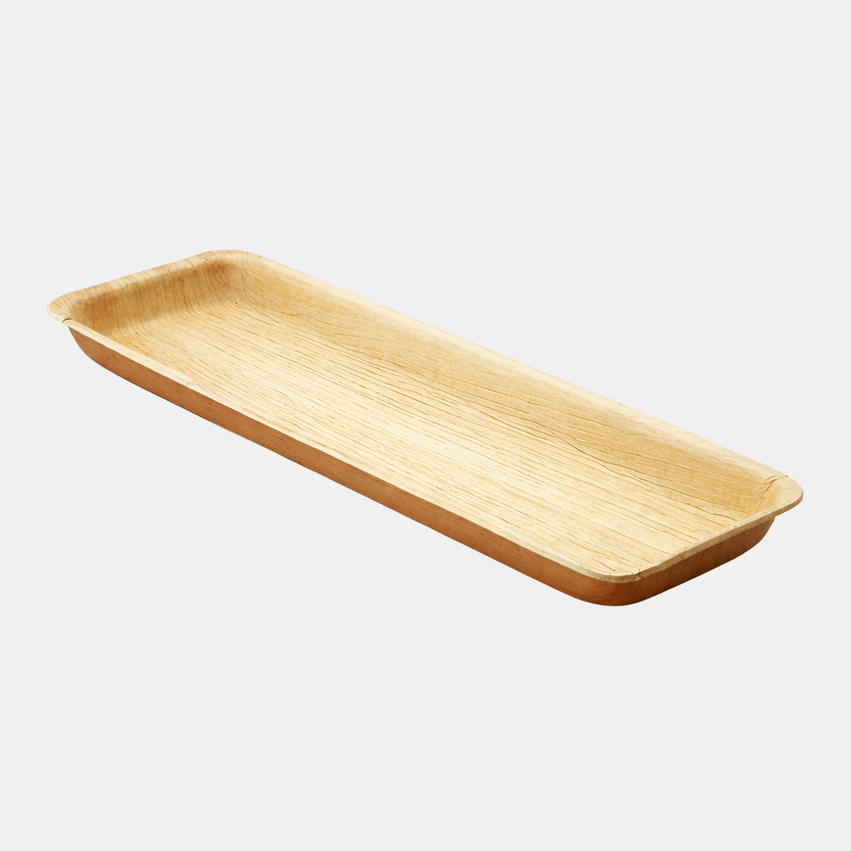 Bandeja rectangular estrecha palmera 33 x 9 cm - 10 Uds.
