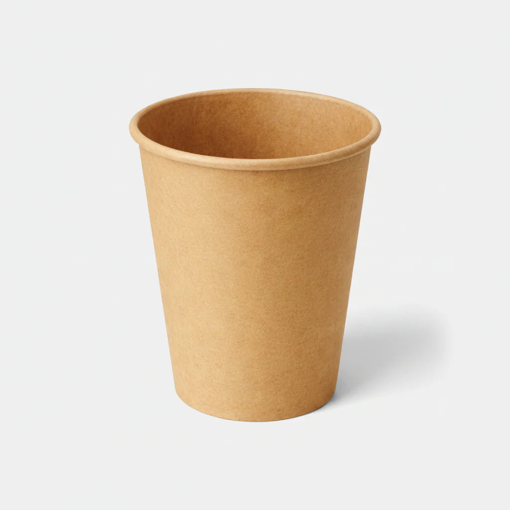 Copo de cartão kraft. 240 ml. 8 Oz - 1000 Unidades