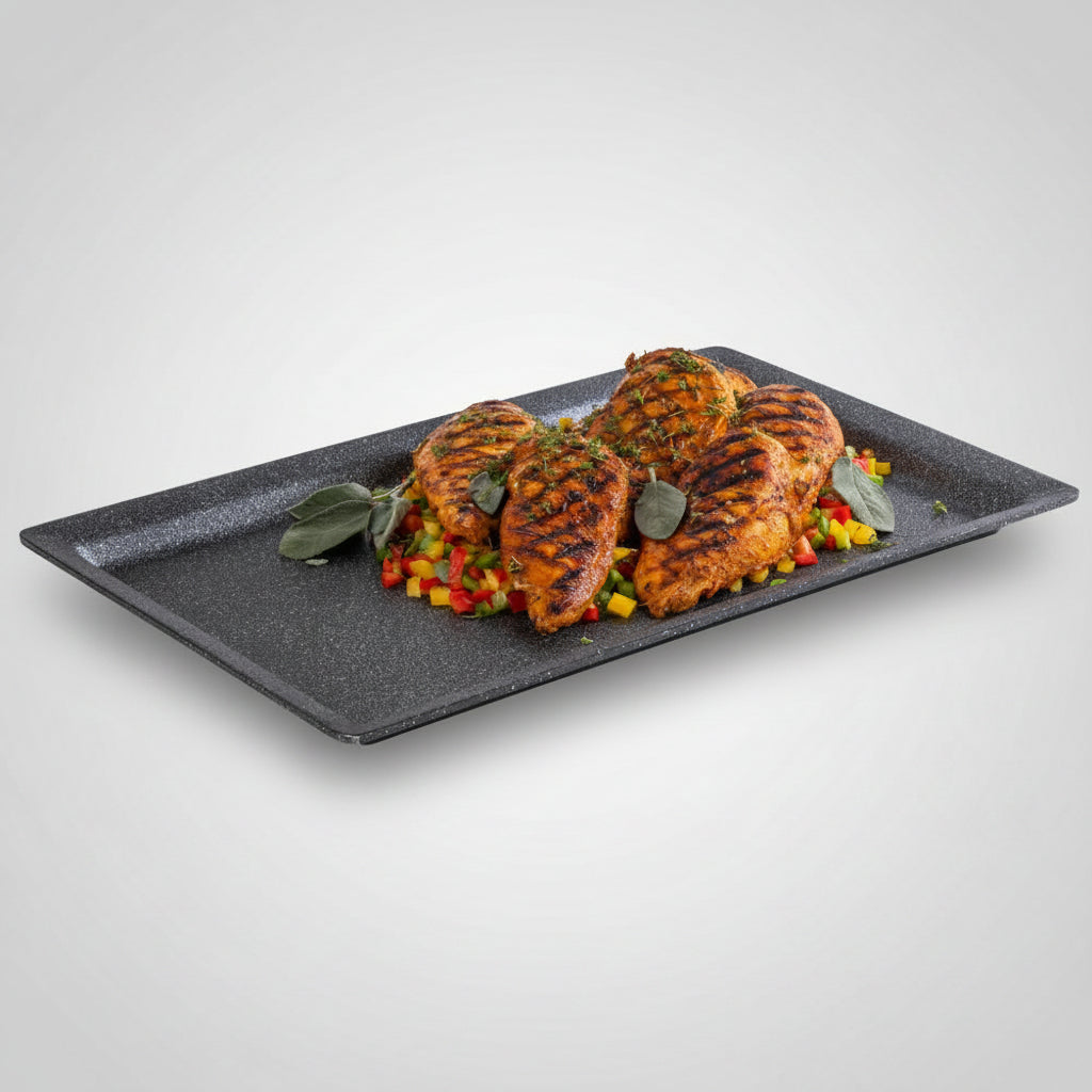 FrostFire black tray 1/2 GN