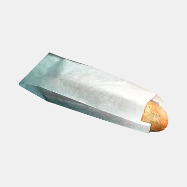 Bolsa para sandwich de papel blanco. 10 x 4 x 30 cm - 1000 Uds