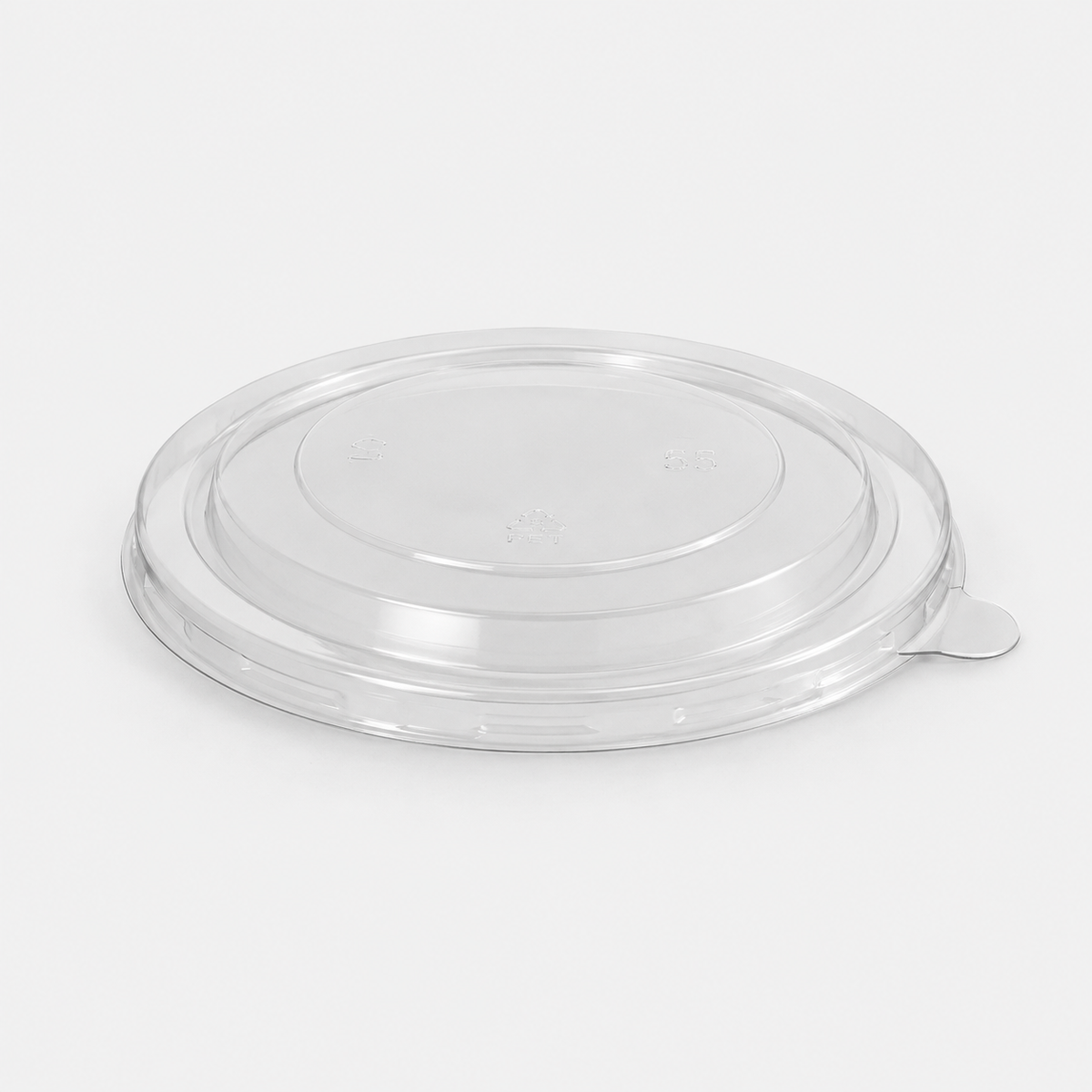 Tapa PET transparente ø22 cm - 500 Uds.