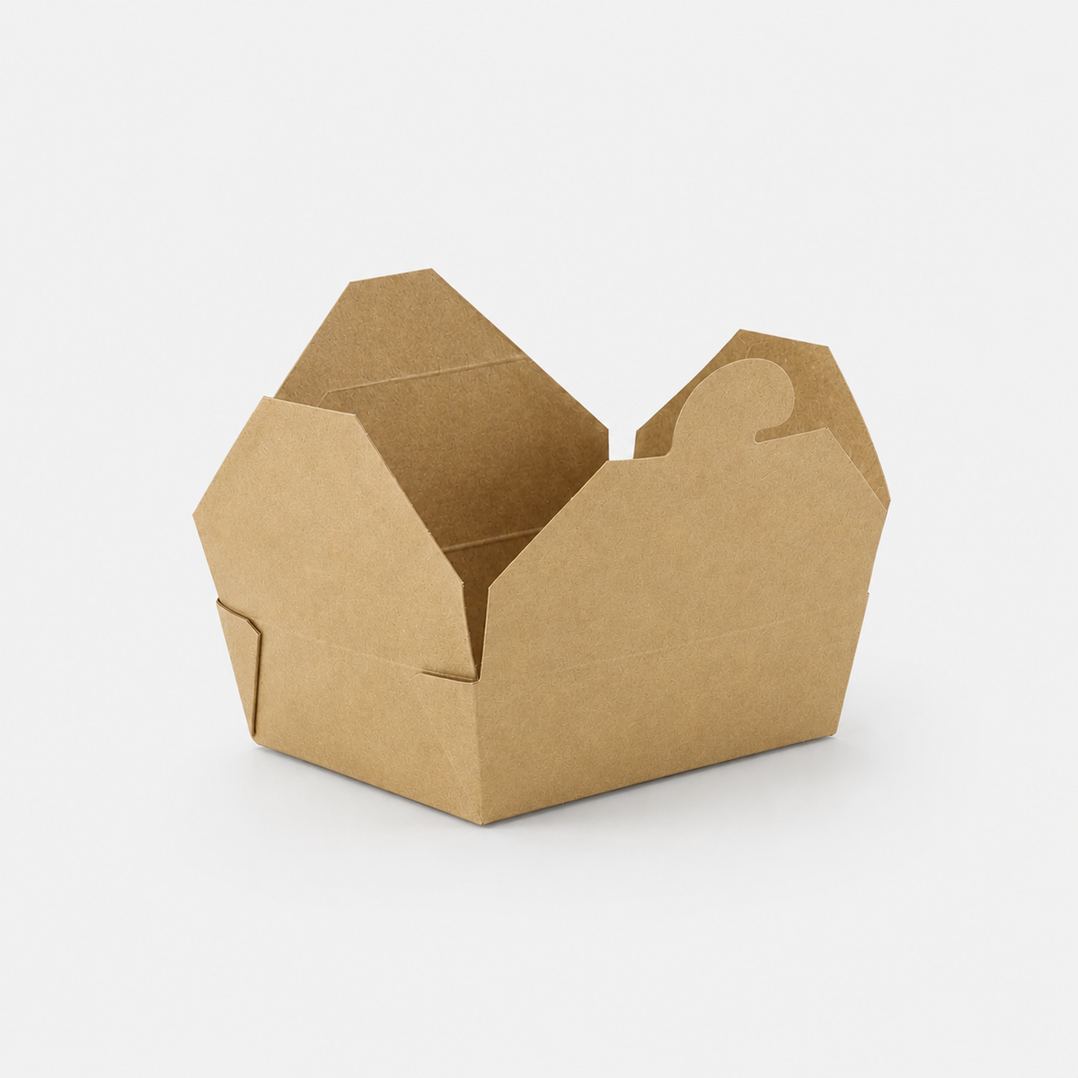 Caixa biodegradável de cartão kraft Mini. 12 x 9.8 x 3.5 cm. 236 ml - 500 Unid.