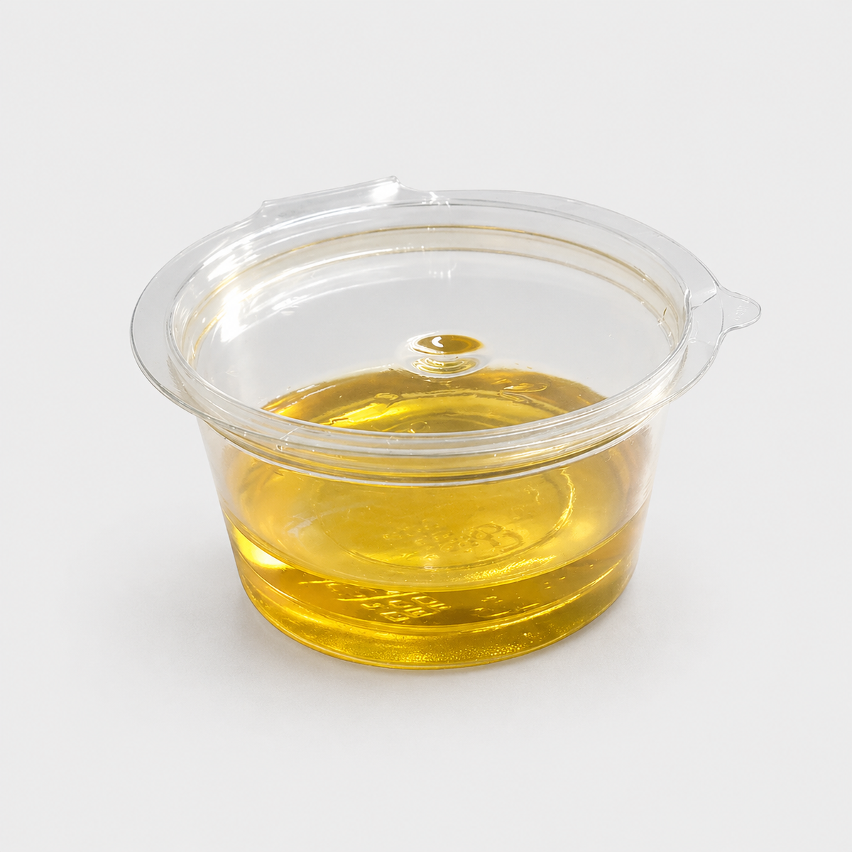 Tarrina salsera PET cierre bisagra. 50 cl - 450 Uds - Klimer